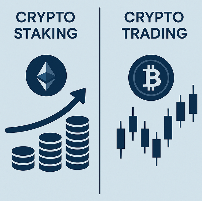 Is it possible to Earn Passive Income via Cryptocurrency Staking while actively Trading?